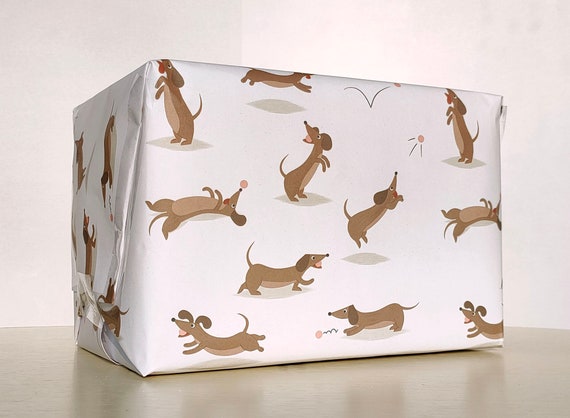 Sausage dog wrapping paper cheap