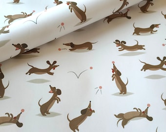 Sausage Dog Wrapping Paper Sheet, Dachshund Dog Lover Gift, Eco Friendly Sustainable Gift Wrap, Weiner Dog Scrapbook Paper, Teckel Gift Wrap