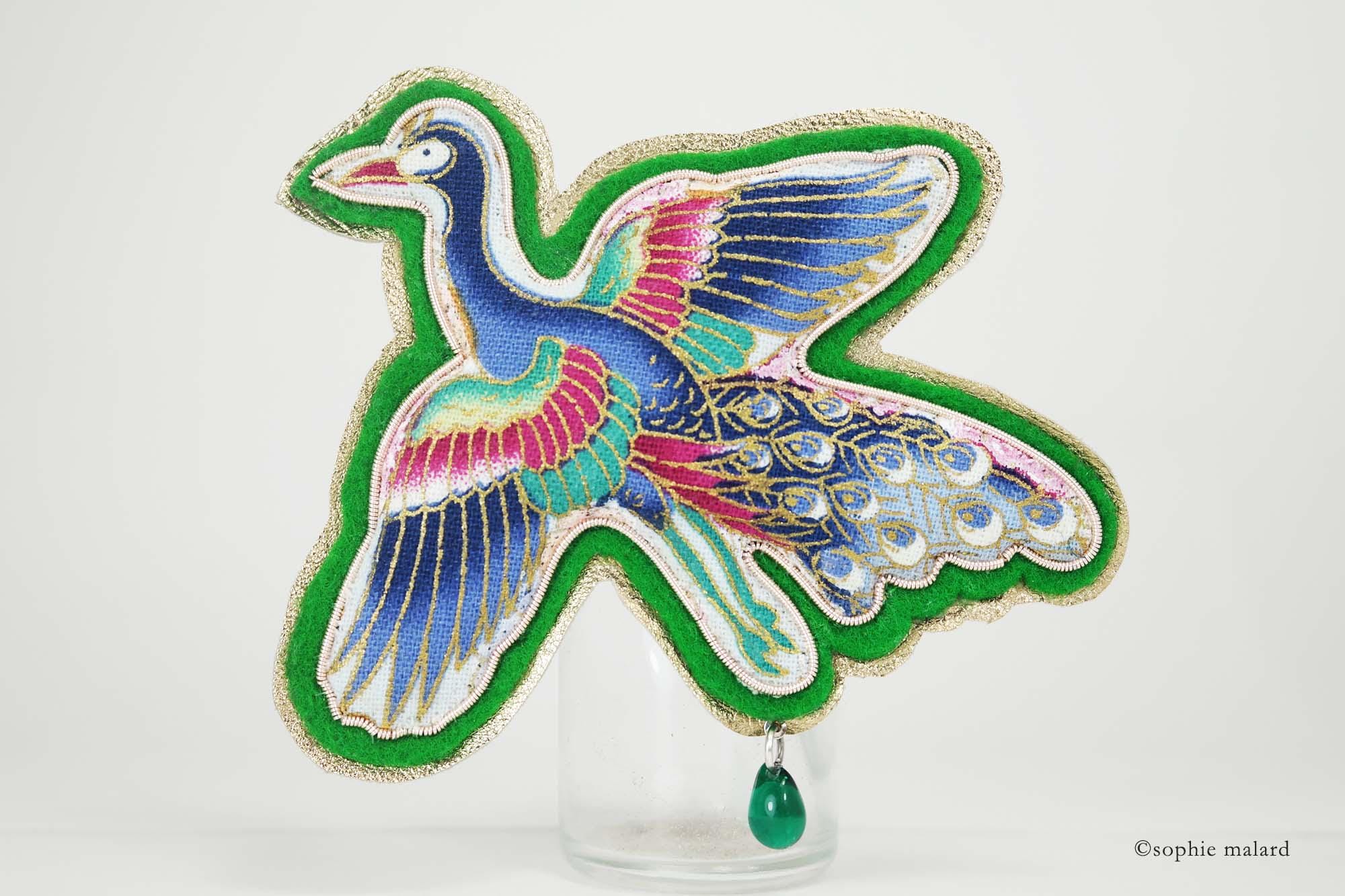 Belle Broche Vintage En Argent Avec Motifs Asiatiques - Sans Marque - Métal Argenté
