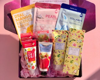 Süße Koreanische Beauty Pamper Geschenkbox | Lengbox K-beauty Selfcare Paket