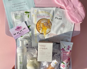 BRIDGERTON-Inspired K-Beauty Lengbox | Korean Skincare Gift Box | Regency Romance Self-Care | K-Beauty Pamper Box | FREE UK Delivery