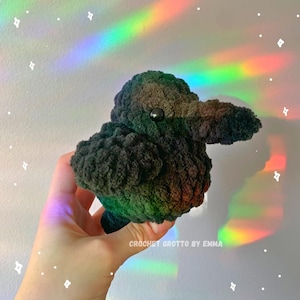 Chubby Crow Crochet Plushie