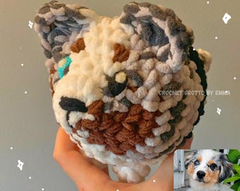 Customizable Pet Dog Crochet Plushies | Made to Order