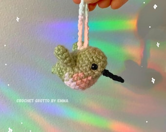 Hummingbird Crochet Ornament/Bag Charm
