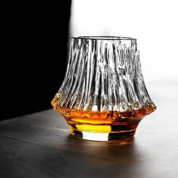 poort geduldig Civic Handmade Whiskey Glass Japanese Style Mt Fuji Sake Glass - Etsy