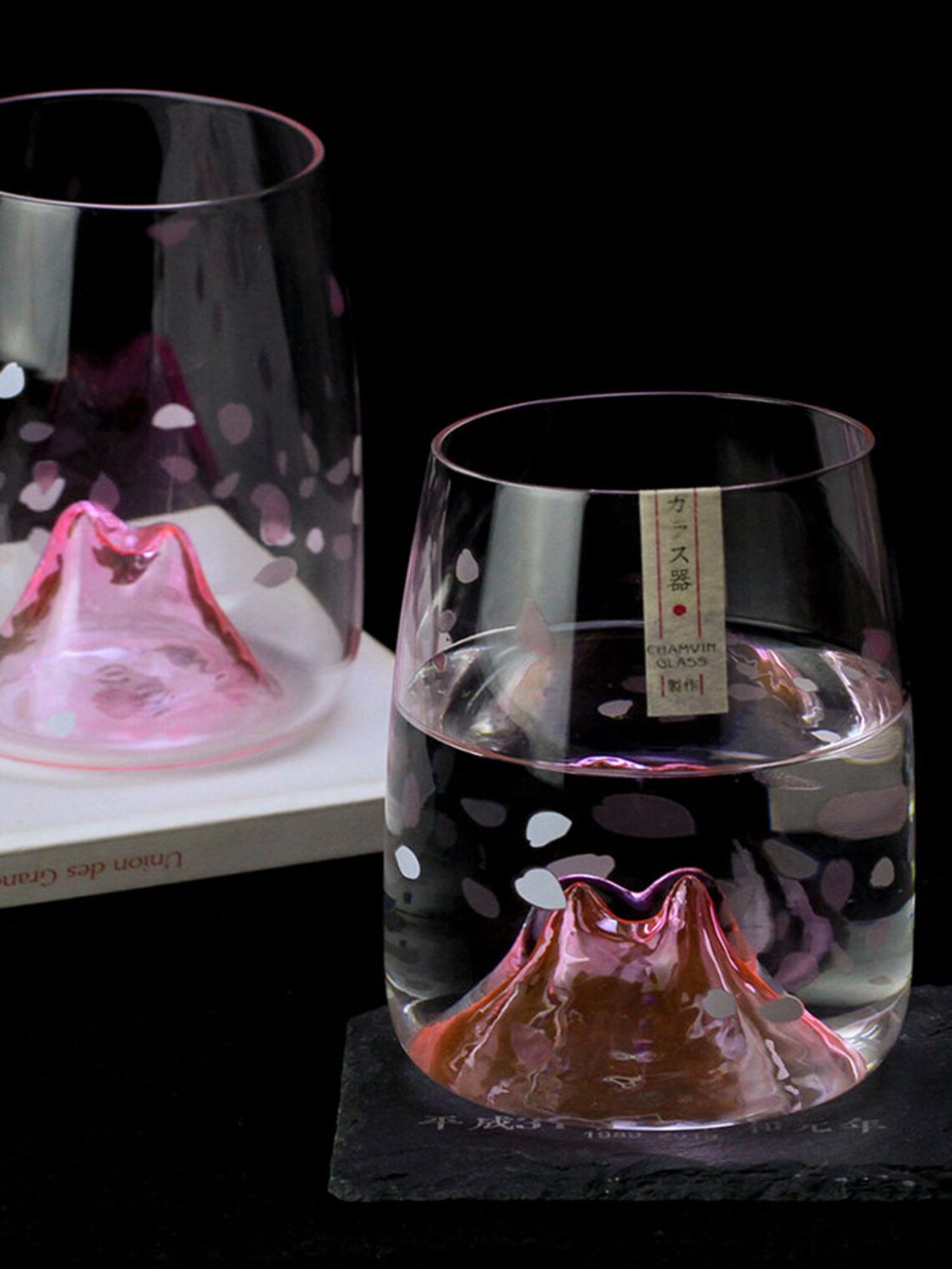 Set of Handmade Wine Glasses Japanese Mountain Wine Cup Etsy