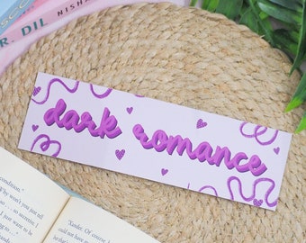 Dark Romance Bookmark | Romance reader | Romance Bookmark | Stocking Stuffer | Gift for reader