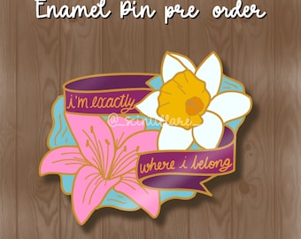 It Ends With Us Enamel Pin | Colleen Hoover | Romance Enamel Pin | Bookish Enamel Pin | Stocking Stuffer | Readers Gift