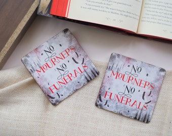 Six of Crows Coasters | Bookish Coasters | Set of 2 Coasters | Bookish Gift | Bookish Home Decor