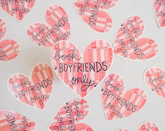 Book boyfriend sticker | Romance Sticker | Stocking Stuffer
