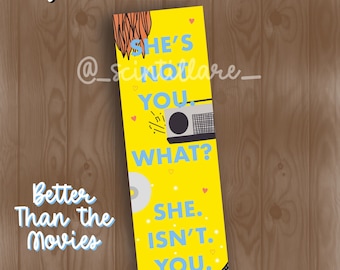 Better Than the Movies Bookmark | Lynn Painter Bookmark | Romance Bookmark | Stocking Stuffer