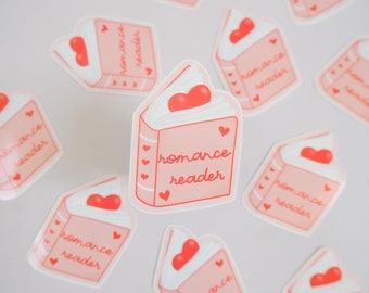 Romance Reader sticker | Romance Sticker | Stocking Stuffer