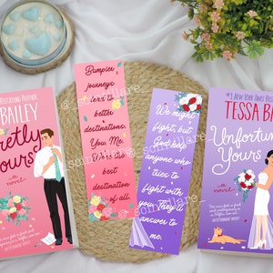 Secretly Yours Bookmark | Tessa Bailey Bookmark | Romance Bookmark | Stocking Stuffer
