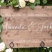 see more listings in the Hochzeitsschilder aus Holz section