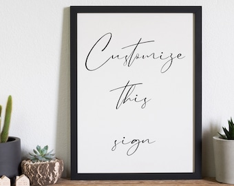 Custom Signs | Custom Wood Sign | Custom Wall Decor | Wall Art | Custom Wooden | Personalized Wood Sign | Framed Wood Signs | Christmas Gift