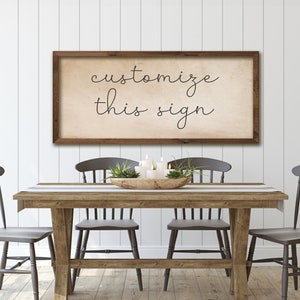 Letrero de madera personalizado / Decoración de pared personalizada / Arte de pared de madera personalizado / Letrero de madera personalizado / Letreros con fondo de papel antiguo / Regalo de Navidad