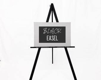 Solid Wood Wedding Easel: Elegant Sign Display (57x29)