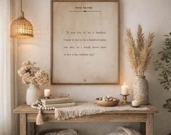 Winnie the Pooh Wood Sign: A.A. Milne Quote, Rustic Home Decor