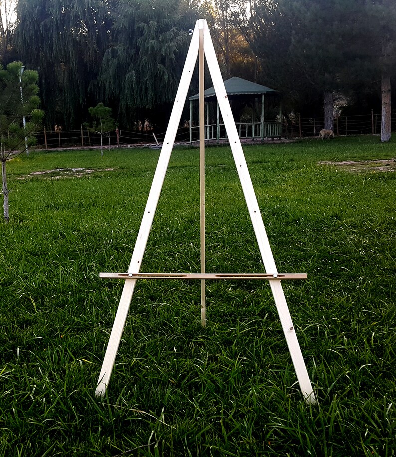 Solid Wood Easel for Wedding Signs Elegant Floor Easel Stand Etsy