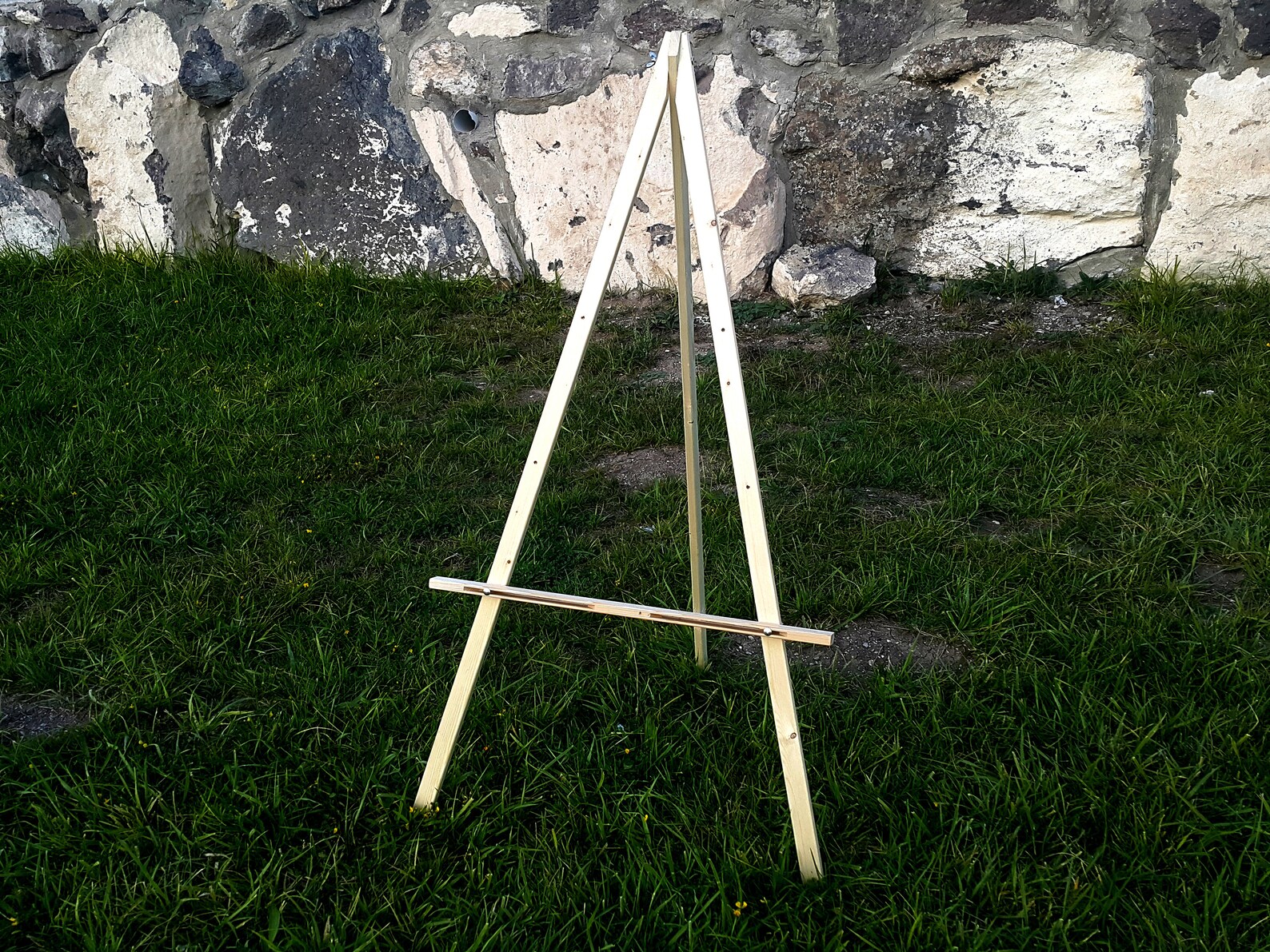 Solid Wood Easel for Wedding Signs Elegant Floor Easel Stand Etsy