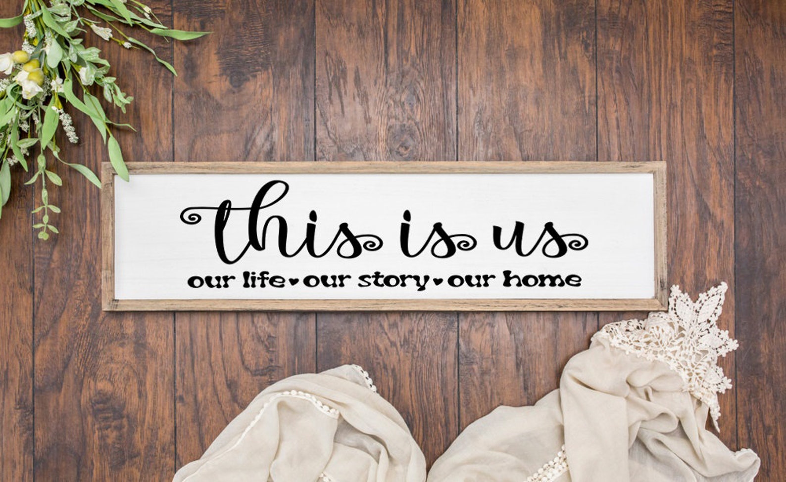 This is Us Wood Sign Custom Wood Decor Our First Home Sign Our Etsy