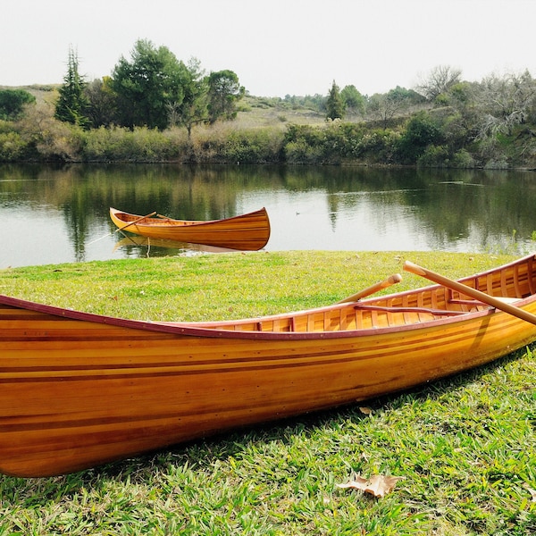 Wooden Canoe - Etsy