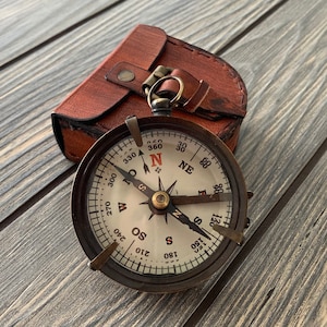 Adventure Nautical Pocket Compass Gift