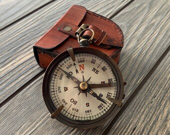 Adventure Nautical Pocket Compass Gift