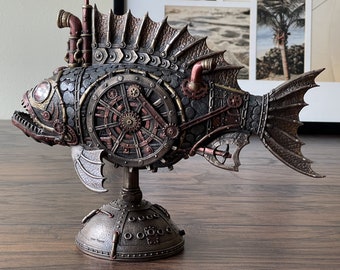 Industrial Steampunk Gear Train Figurine Resin Model Home Bar Décor Ornament 7.7 H Green Patina Cog Wheel Statue Industrial Steampunk Gear Train Figurine Resin Model Home Bar Décor Ornament 7.7 H Green Patina Cog Wheel Statue
