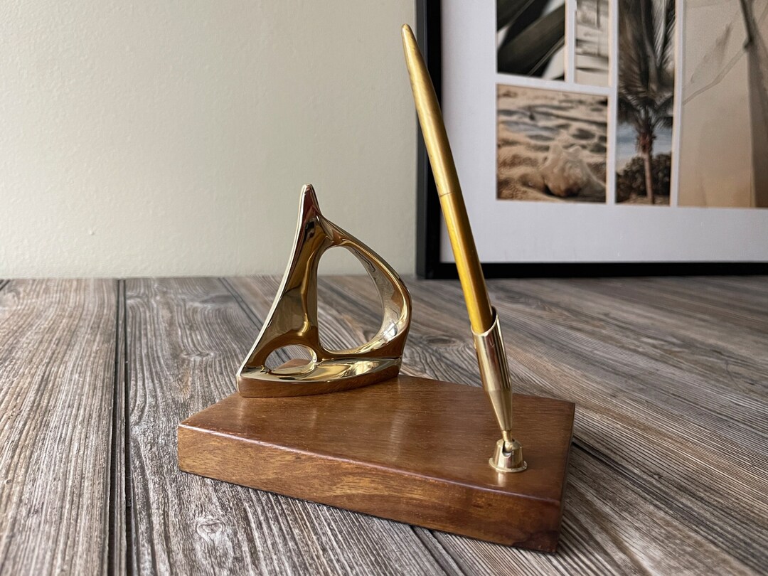 Handcrafted Maritime Yacht Desk Pen Holder Etsy