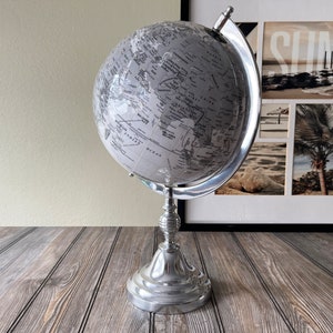 Custom Handcrafted Decorative World Globe | Unique Home Decor