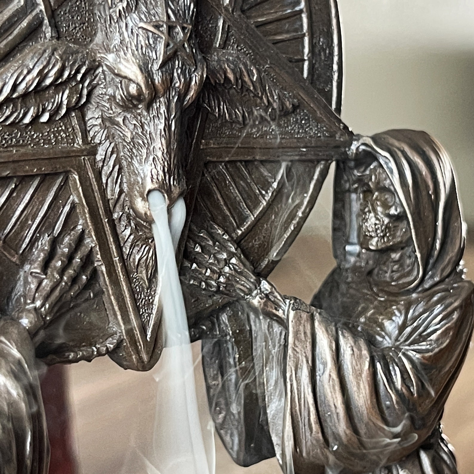 Sigil of Baphomet Altar Backflow Incense Burner Etsy