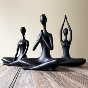 Handmade Yoga Ladies Spiritual Figurines Set - Etsy