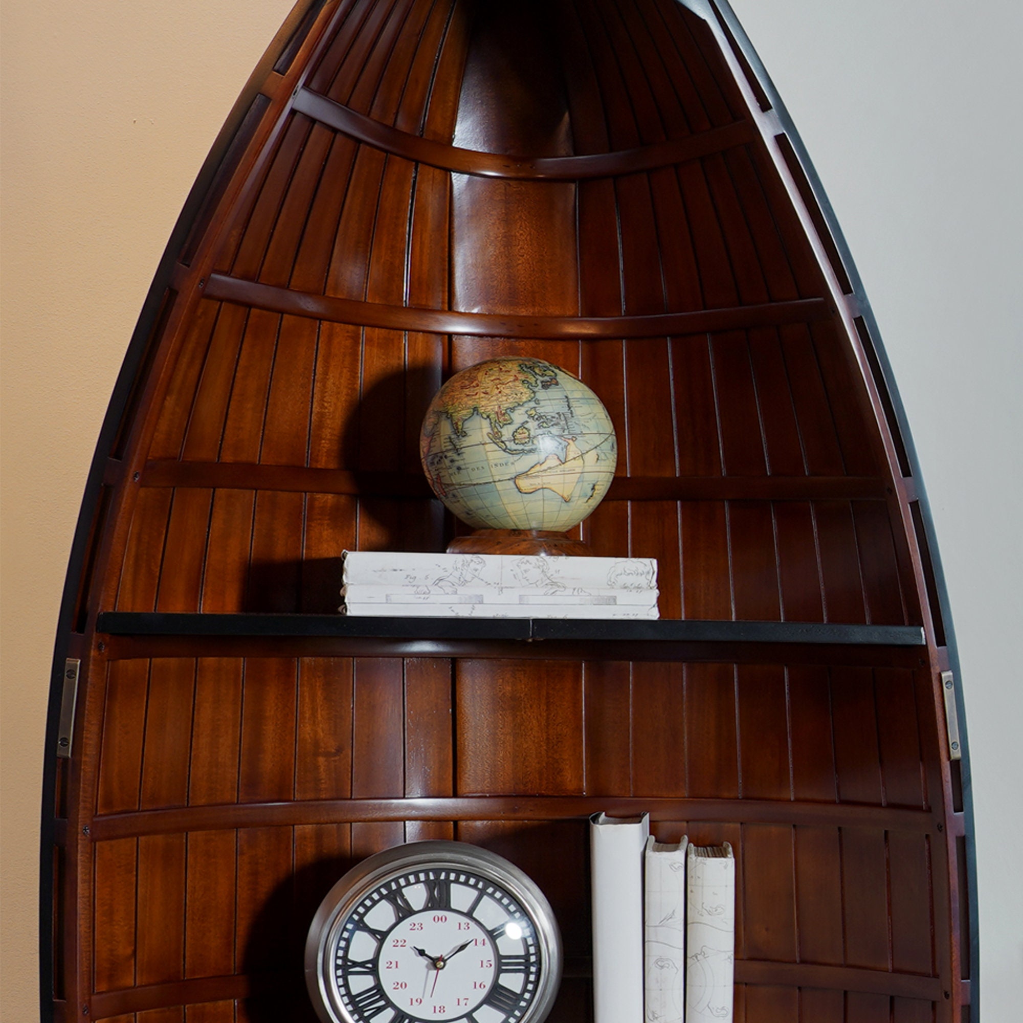 Handmade Solid Wood Rowboat Bookshelves Etsy