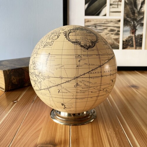 Decorative Handcrafted Old World Globe Decor