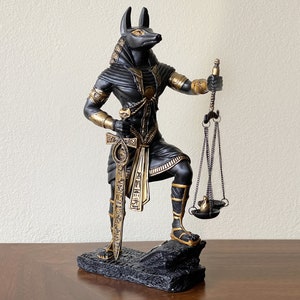 Egyptian Underworld Guardian Anubis Statue