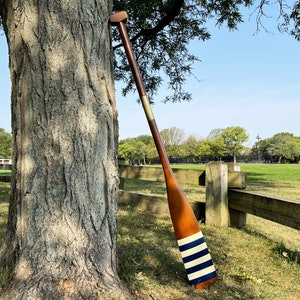 Decorative Handcrafted Wooden Canoe Oar Paddle