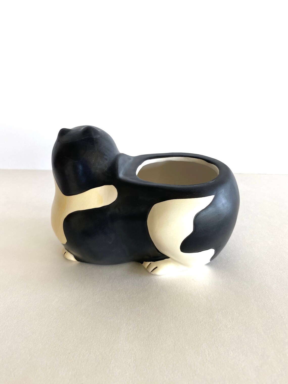 Vintage Sponge Holder Ceramic Cat Sponge Holder Etsy