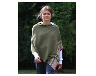 Cashmere Blend Poncho