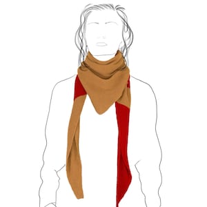 Bufanda triangular de cachemir