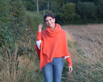 Recycled Yarn Poncho