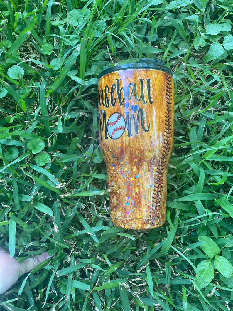 Baseball mom Tumbler Baseball bat