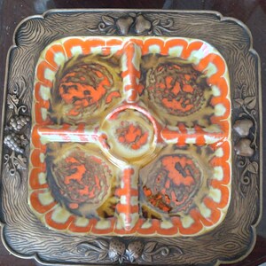 Vintage 1950s Treasure Craft Serving Tray