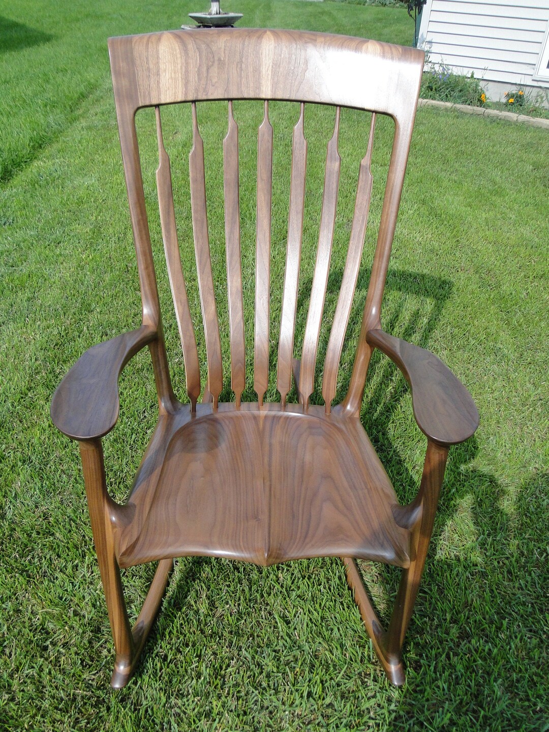George Taylor Rocking Chair Rocking Chair Walnut Hal Taylor Style. - Etsy