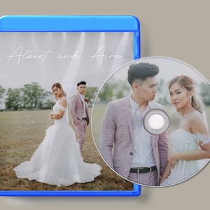 Blu-ray y estuche personalizados, totalmente personalizados con fotos y vídeos: su vídeo casero o su boda en Blu-ray, MP4, MOV. ¡Presionamos más rápido!