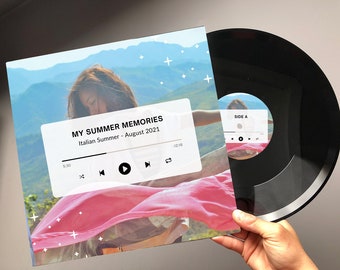 12" Custom Vinyl Playlist Mixtape Record - Fully Custom + Songs - Your Amazing Playlist On Vinyl, Spotify themed - Total WE PRESS FASTEST