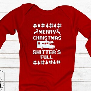 Merry christmas shitters full onesie
