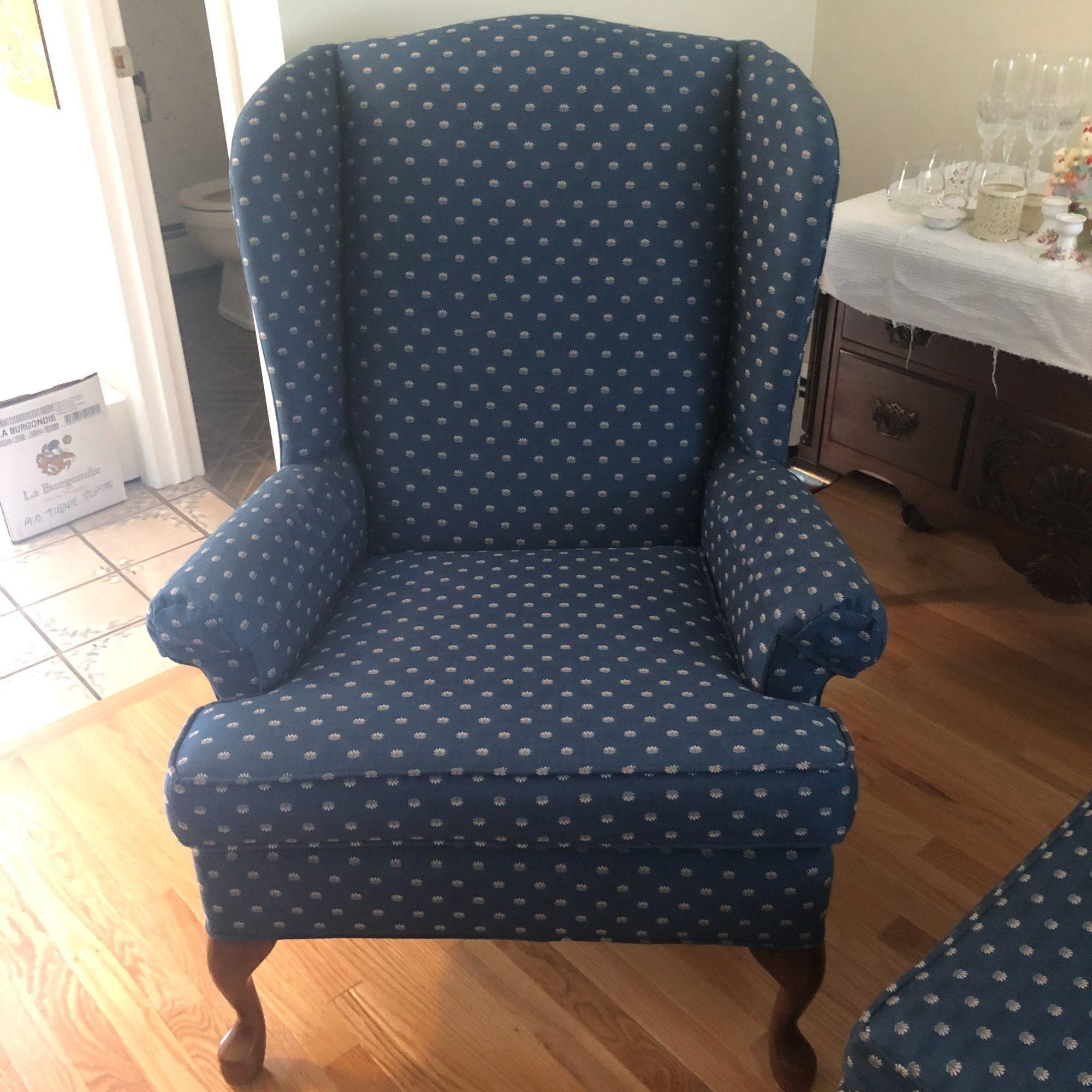 Vintage Jordan Marsh Upholstered Living Room Set Sofa Arm Etsy