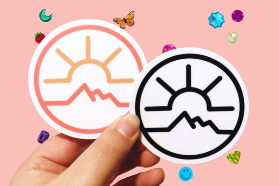 Heartland logo sticker // vinyl matte sticker waterproof | Etsy