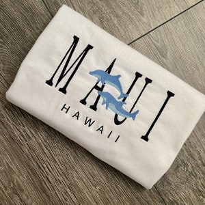 Maui Hawaii Vintage T-Shirt/ Vintage Shirt/ Costum Embroidery